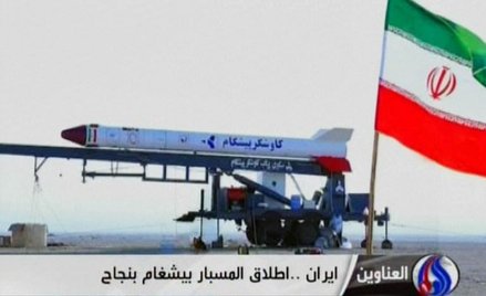 Iran wysłał małpę na orbitę