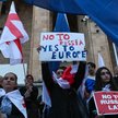 Protesty przeciwko gruzińskiemu prawu o "zagranicznych agentach"