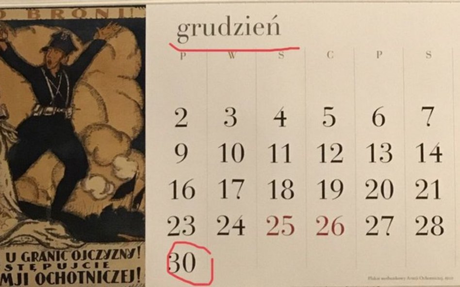 Błędy w kalendarzach Kancelarii Sejmu. "Nie będzie sylwestra"