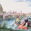 XVIII-wieczna ilustracja do „Muzyki na wodzie” Haendla
