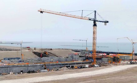 Budowa wjazdu do tunelu od strony duńskiej, zdjęcie z maja 2025