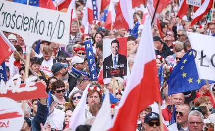 Na niedzielę zaplanowano w Warszawie dwa marsze popracia dla obu kandydatów na urząd prezydenta. Pod