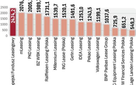 W strukturze finansowania polskiego rynku leasingu dominują samochody osobowe