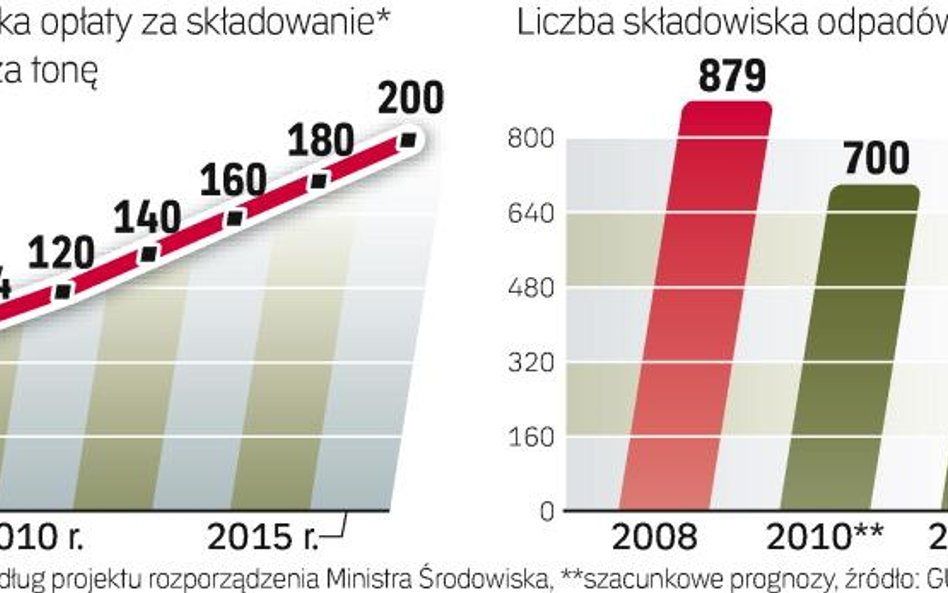 Właścicielami składowisk są prywatne firmy i gminy. Ale to rząd zapłaci unijne kary, jeśli nie zamkn