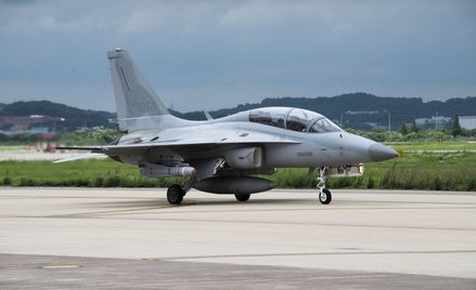 Samolot FA-50 jest produkowany w Korei Południowej. Na zdjęciu ilustracyjnym: maszyna południowokore