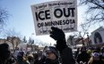 Protest przeciwko operacji ICE w Minneapolis