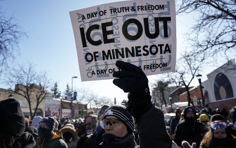 Protest przeciwko operacji ICE w Minneapolis