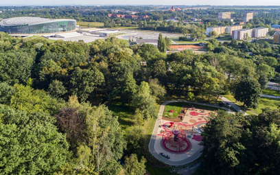 Park Chrobrego z Areną Gliwice
