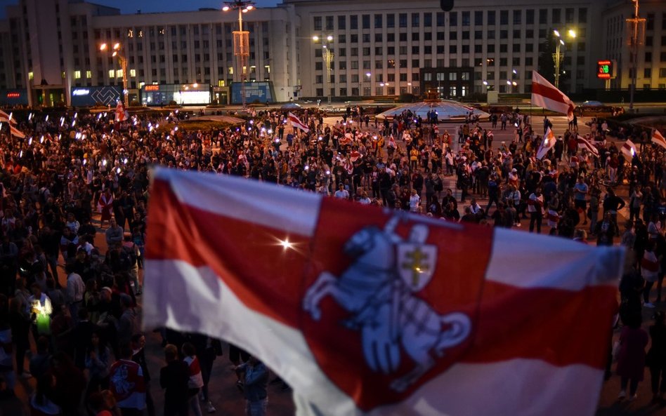 Na Białorusi wciąż trwają manifestacje przeciwników Łukaszenki