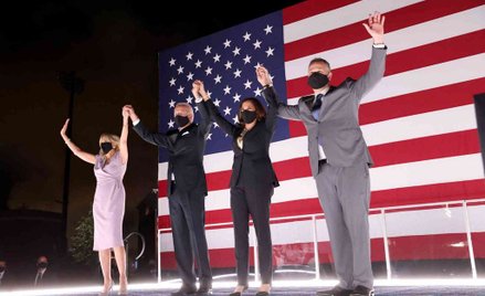 Będą regularne testy na koronawirusa Bidena i Harris