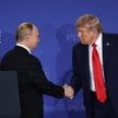 Władimir Putin i Donald Trump w czasie szczytu na Alasce
