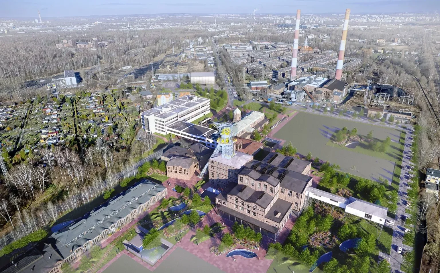 Rusza rewitalizacja kopalni „Wieczorek”. Powstanie Dzielnica Nowych Technologii