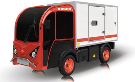 Prototyp małego samochodu dostawczego.