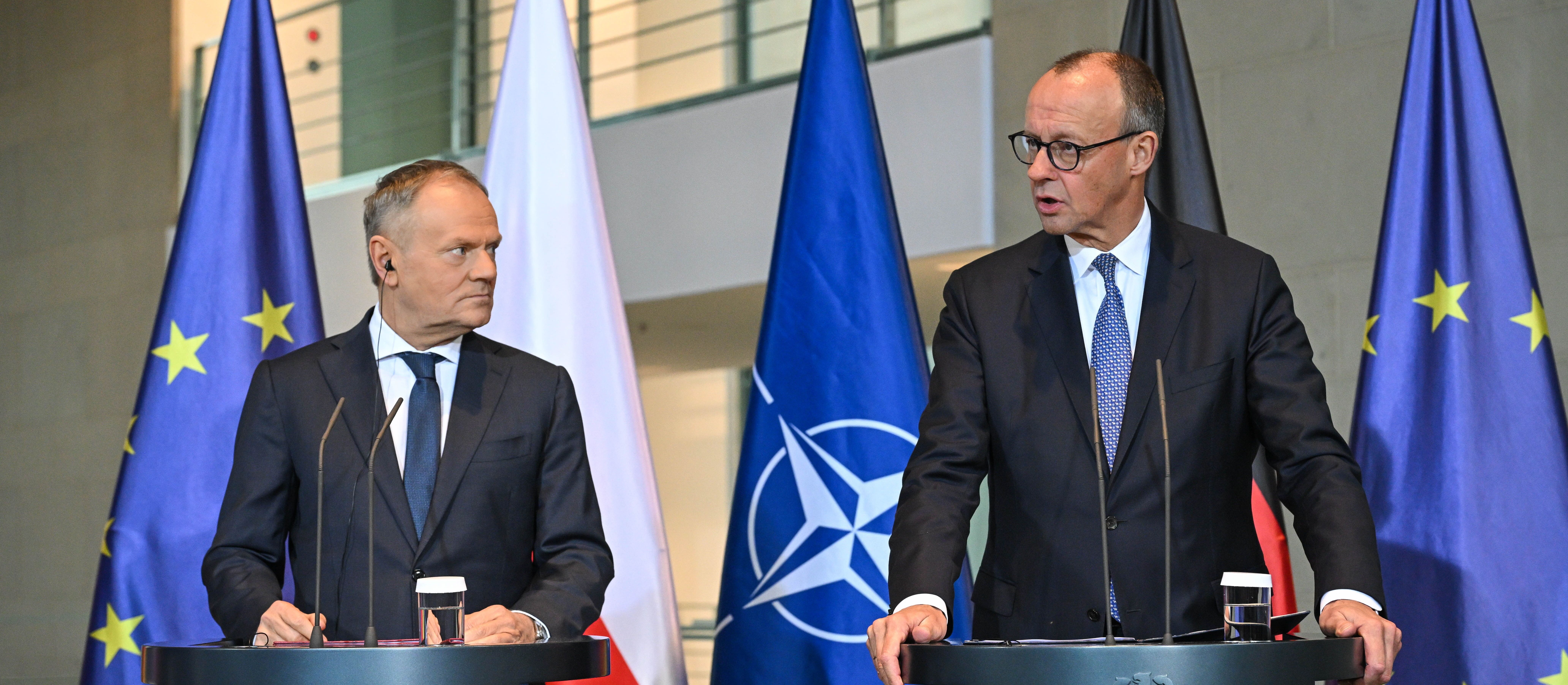 Polska-Niemcy. Merz: Potrzebujemy silnej Polski. Tusk: Kopernikański przełom