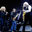 Od lewej Robert Plant, John Paul Jones i Jimmy Page, czyli Led Zeppelin podczas koncertu „Celebratio