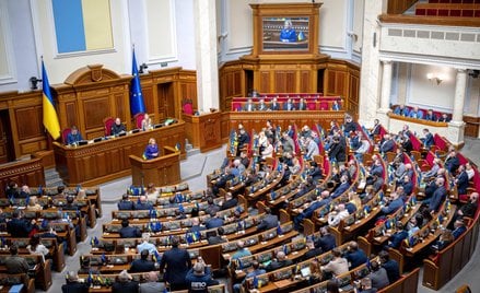 Ukraińska Rada Najwyższa po długich bataliach przegłosowała w środę w pierwszym czytaniu przyszłoroc