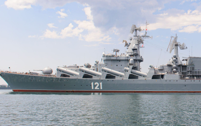 Rosyjski krążownik rakietowy "Moskwa"