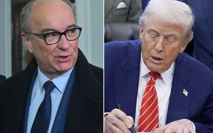 Włodzimierz Czarzasty i Donald Trump