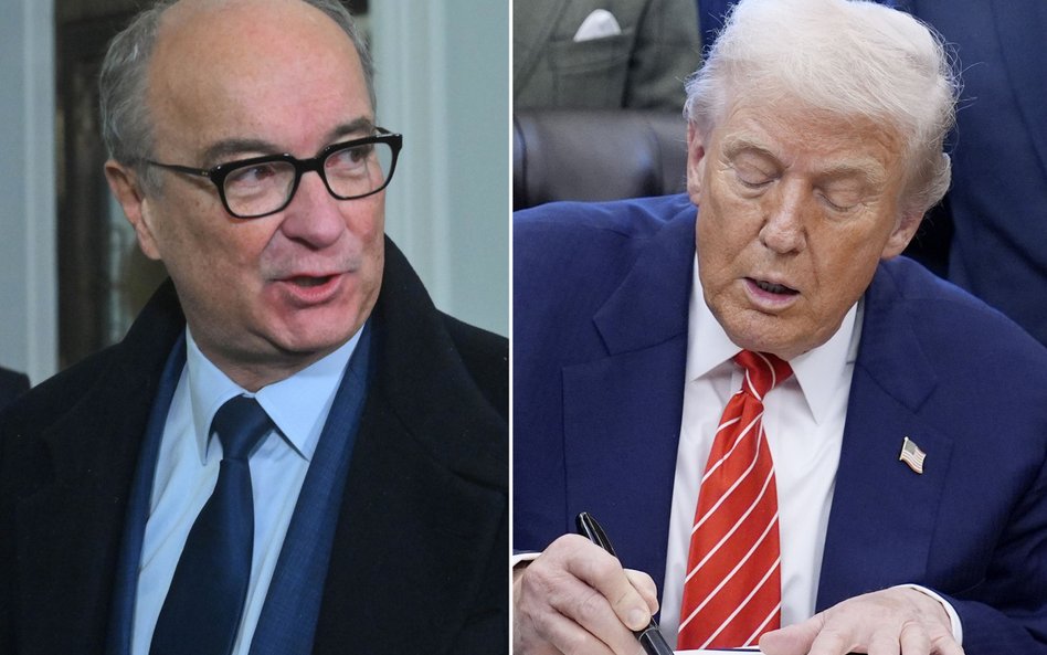 Włodzimierz Czarzasty i Donald Trump