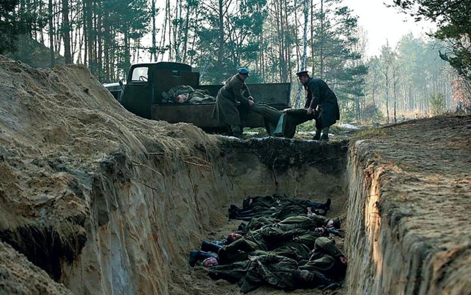 Kadr z filmu Andrzeja Wajdy „Katyń”