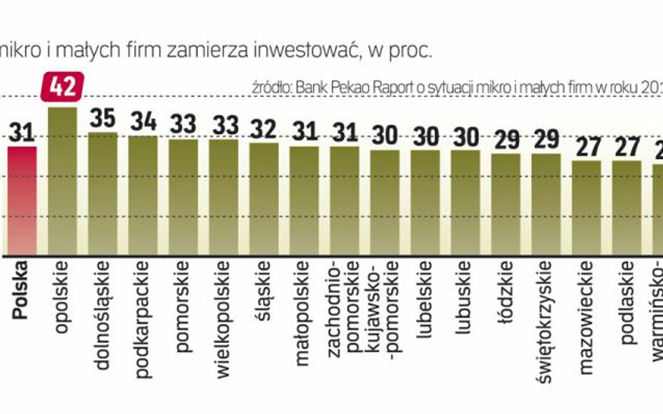 Co trzecia spółka chce inwestować