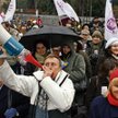 Wczorajsza pikieta związkowców z ZNP w Warszawie