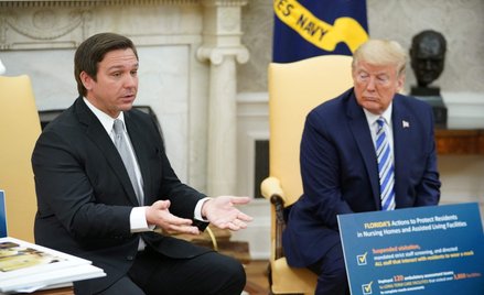 Zarówno Ron DeSantis, jak i Donald Trump kwestionują zaangażowanie USA w sprawie Ukrainy