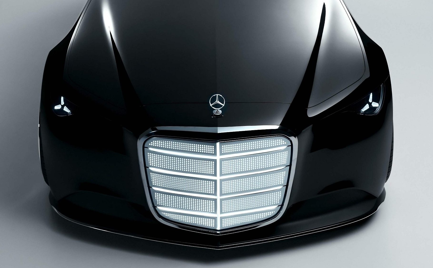 Niesamowita wizja Mercedesa przyszłość. Grill z Adenauera, wnętrze z filmu SF