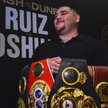 Andy Ruiz Jr i jego trzy mistrzowskie pasy w wadze ciężkiej