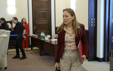 Minister funduszy i polityki regionalnej Katarzyna Pełczyńska-Nałęcz podczas posiedzenia rządu