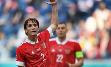 Mario Fernandes w koszulce reprezentacji Rosji