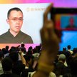Changpeng Zhao, prezes Binance, występuje zdalnie na Web3 Blockchain Festival w Hongkongu w kwietniu
