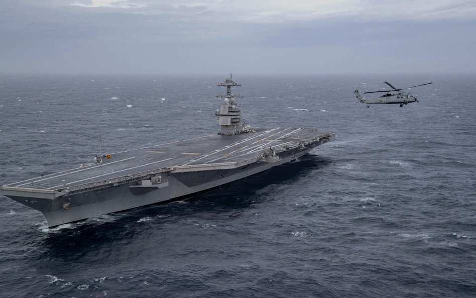 Lotniskowiec o napędzie jądrowym USS Gerald R. Ford (CVN-78). Fot./US Navy.