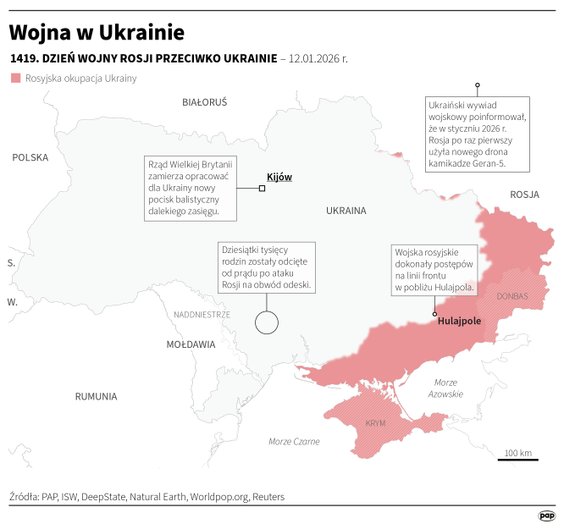 Tak wyglądała sytuacja na froncie w 1419 dniu wojny