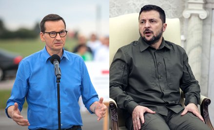 Mateusz Morawiecki i Wołodymyr Zełenski
