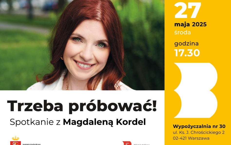 Spotkanie autorskie odbędzie się we wtorek 27 maja o godz. 17:30