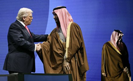 Donald Trump i saudyjski następca tronu Muhammad ibn Salman