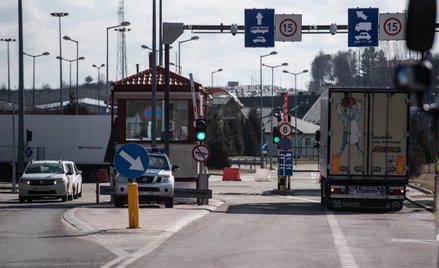 Polsko - ukraińskie przejście graniczne w miejscowości Hrebenne