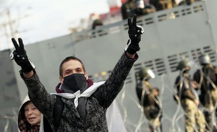 Niedzielny protest w Mińsku