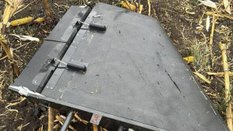 Szczątki drona znalezione na polu w Mołdawii