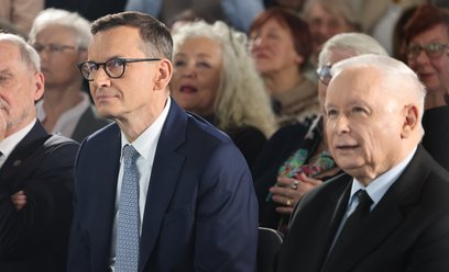 Mateusz Morawiecki i Jarosław Kaczyński (zdjęcie archiwalne)