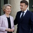 Emmanuel Macron z Ursulą von der Leyen