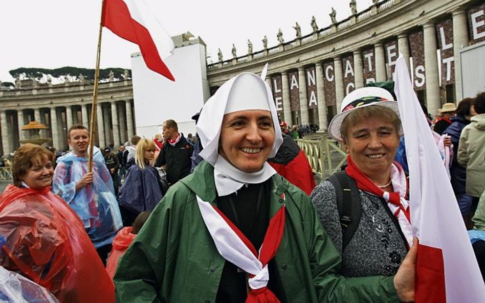 Wielu pielgrzymów przyjechało do Wiecznego Miasta w grupach parafialnych