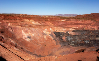 Kopalnia rud żelaza w Pilbara w Australii