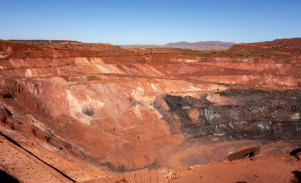Kopalnia rud żelaza w Pilbara w Australii