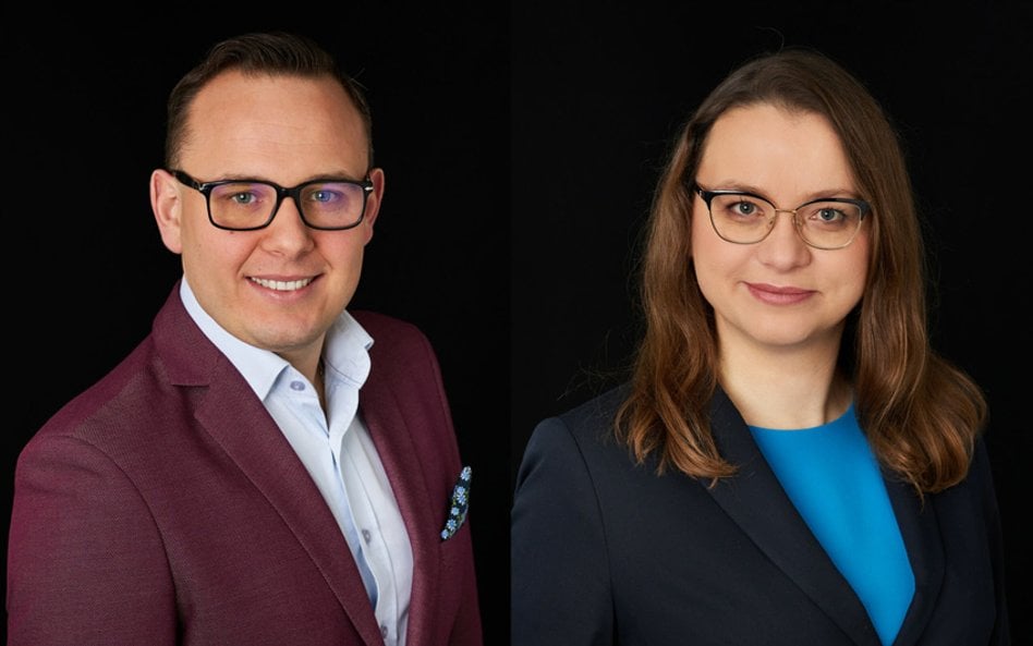 Rafał Kran i Katarzyna Kozakowska, doradcy podatkowy i partnerzy w zespole nieruchomości MDDP.
