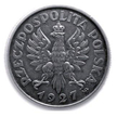 Orzeł Lewandowskiego na monecie o nominale 2 zł