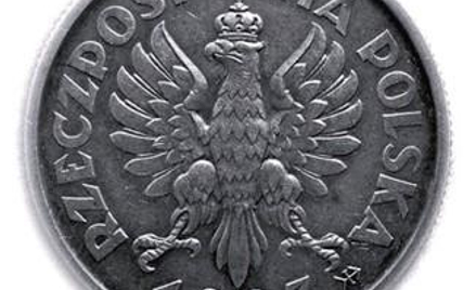 Orzeł Lewandowskiego na monecie o nominale 2 zł