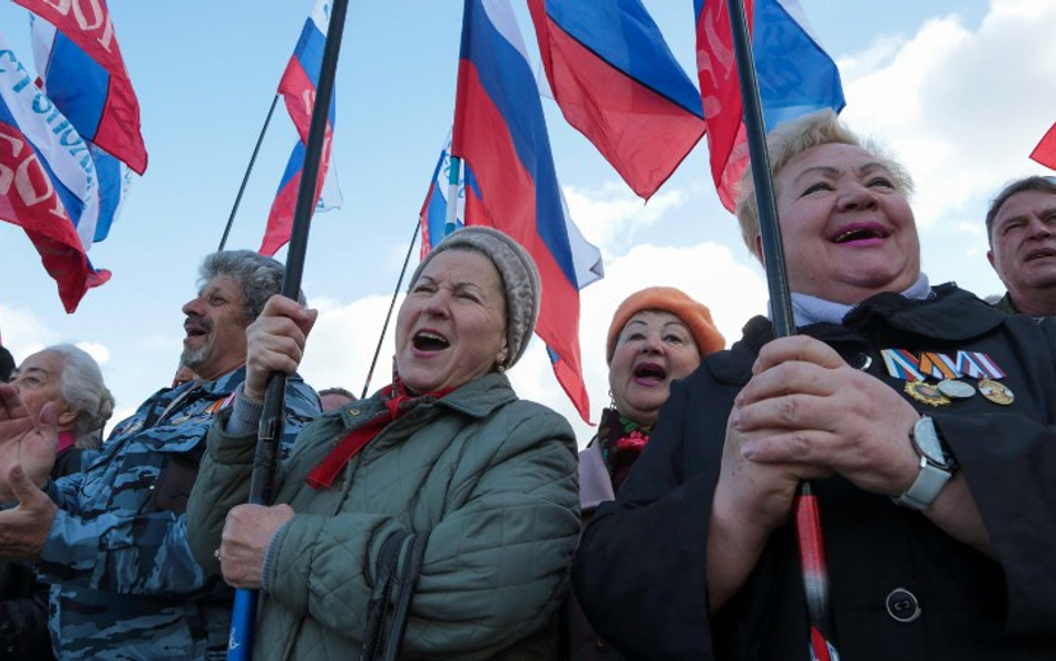 Rosjanie świętują aneksję Krymu