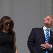 Zaćmienie Słońca: Donald Trump nie posłuchał rad NASA
